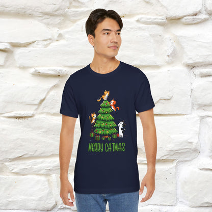 ''Merry Catmas'' | Cattitude Christmas Tee| Nunu&Miao Studio - Nunu&Miao Studio