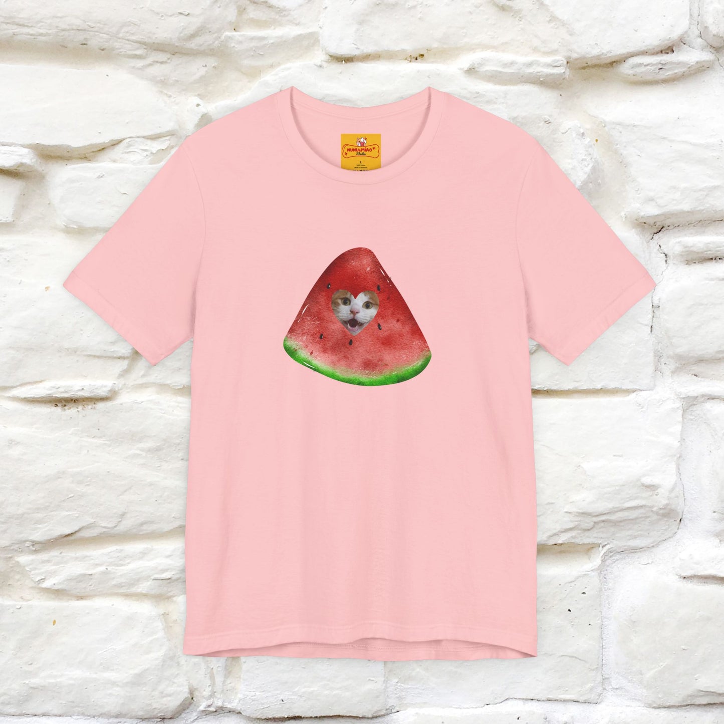 "Free Palestine" Cat T-shirt | Front & Back Design |Nunu&Miao Studio - Nunu&Miao Studio