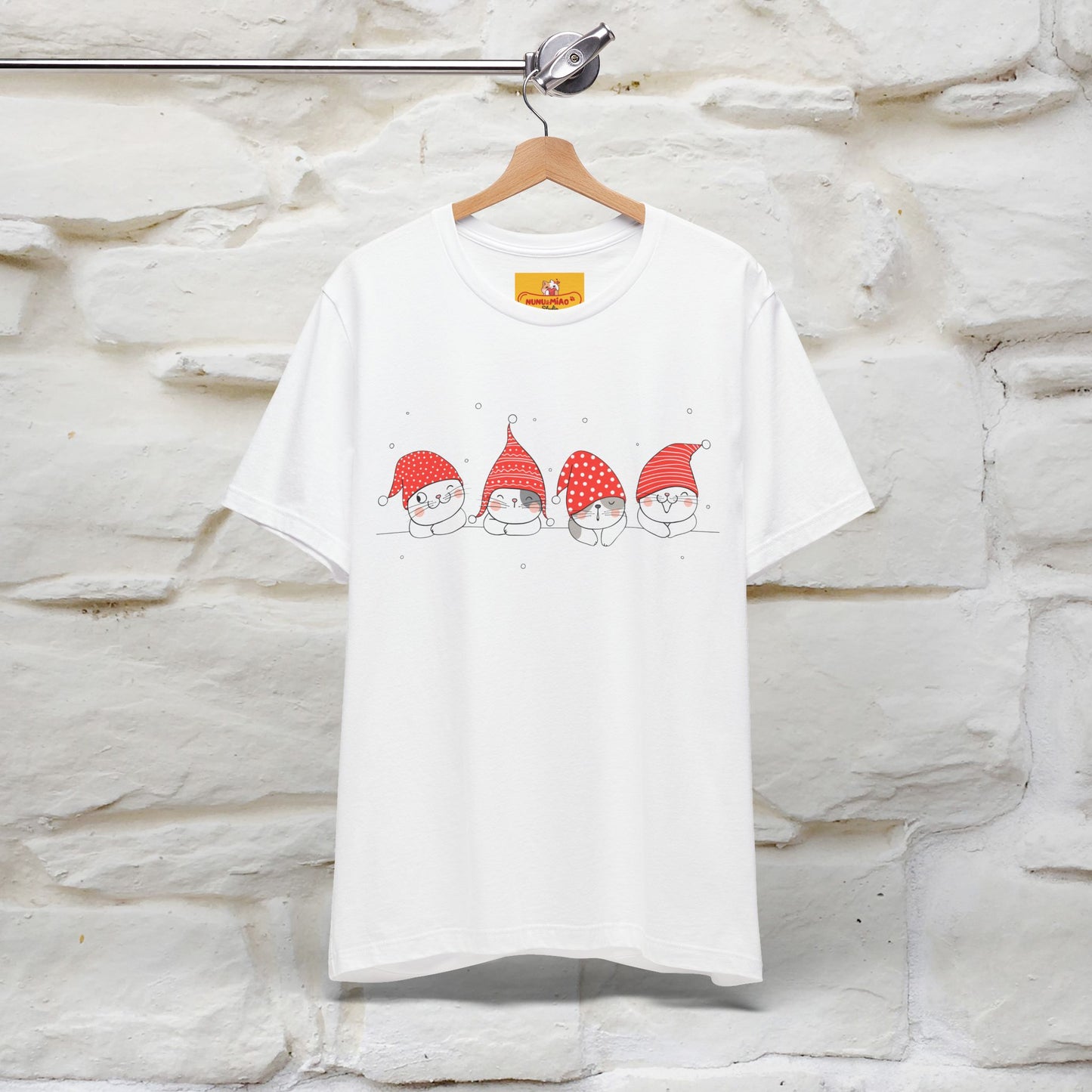 ''Christmas Cute'' |Cats T-shirt | Nunu&Miao Studio - Nunu&Miao Studio