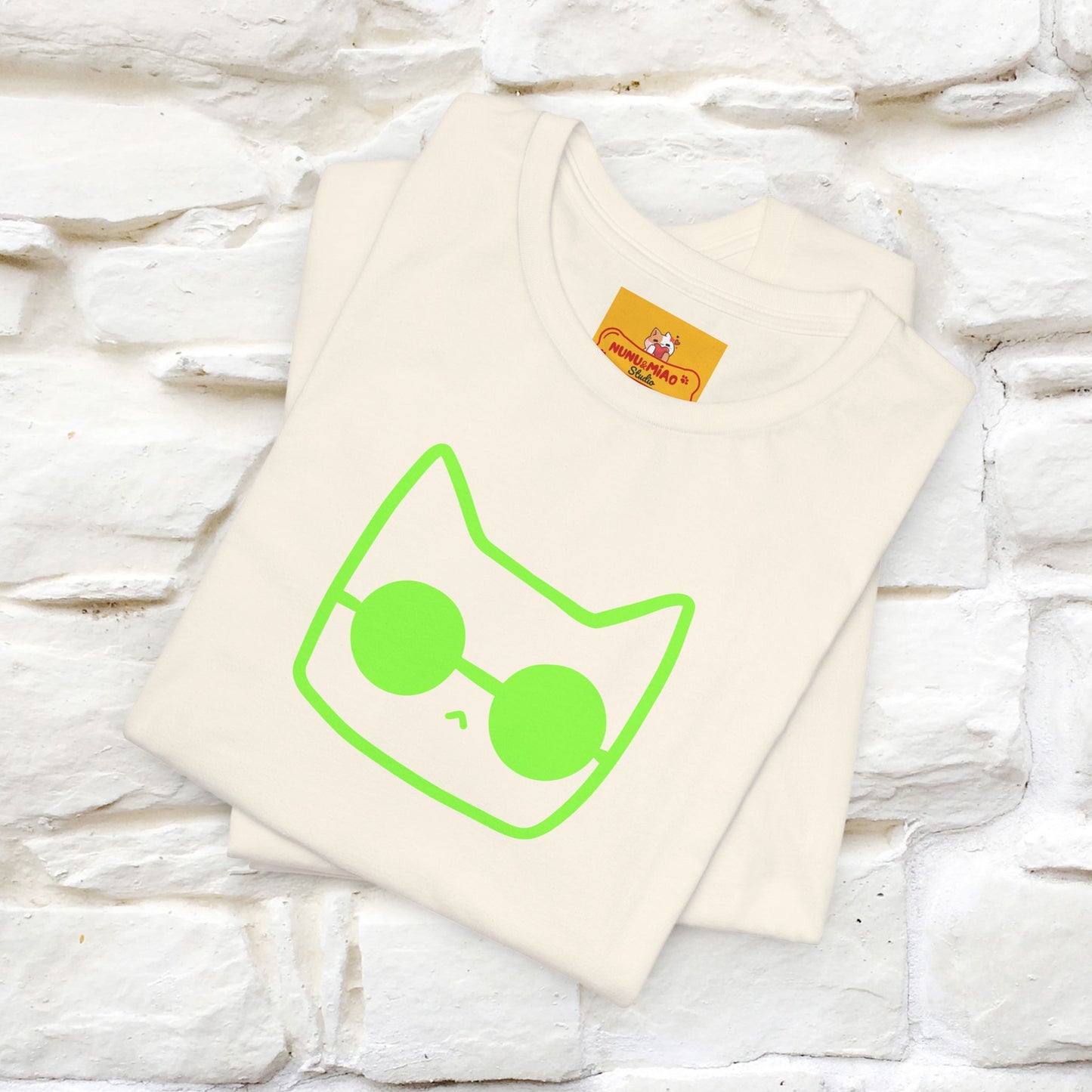 ''Everything Will Be Ok '' Cat T-Shirt Front and Back Design | Nunu&Miao Studio - Nunu&Miao Studio