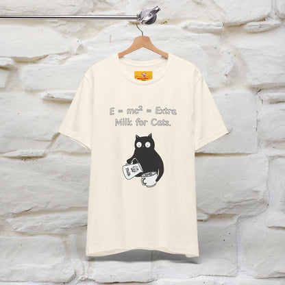 ''E = mc² = Extra Milk for Cats.''| Funny T-Shirt | Nunu&Miao Studio