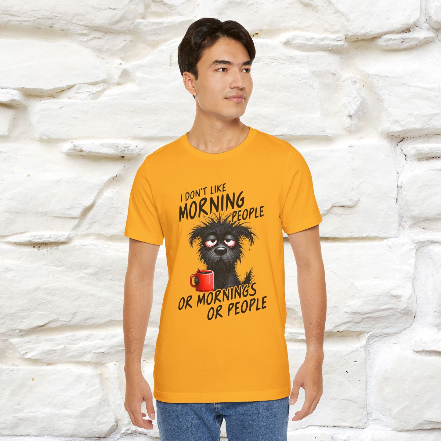 "I Don't Like Morning People..." Funny T-shirt |Nunu&Miao Studio - Nunu&Miao Studio