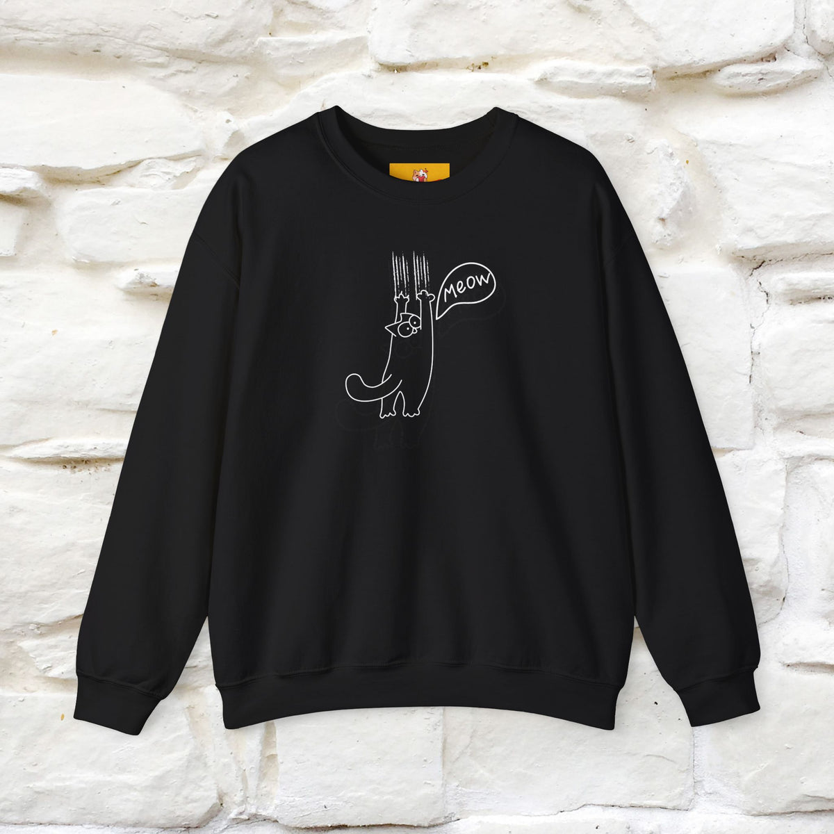 ''Meow.'' |Cat Sweatshirt | Nunu&Miao Studio