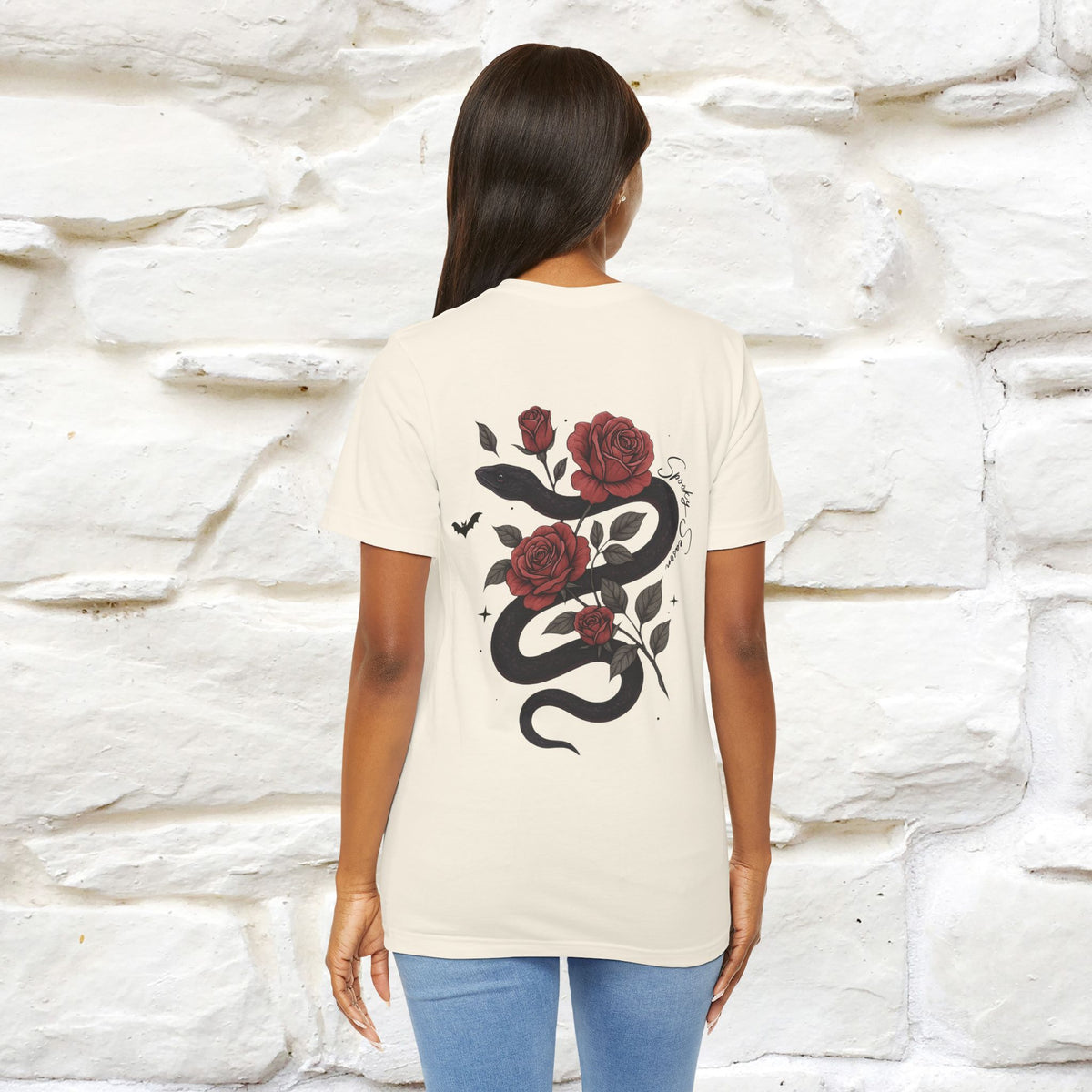 "The Rose and The Snake " Halloween T-shirt |Nunu&Miao Studio
