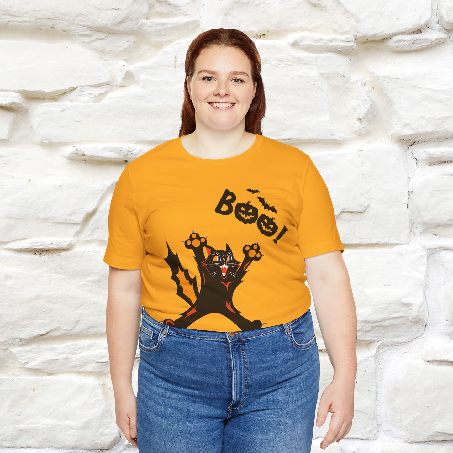 "Boo" Cat  T-shirt |Nunu&Miao Studio - Nunu&Miao Studio