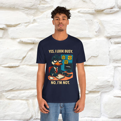 ''Yes, I Look Busy. No I'm Not.''|  Sarcastic Cat T-Shirt | Nunu&Miao Studio
