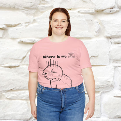 "Where Is My Tuna?" Cat T-Shirt | Nunu&Miao Studio - Nunu&Miao Studio