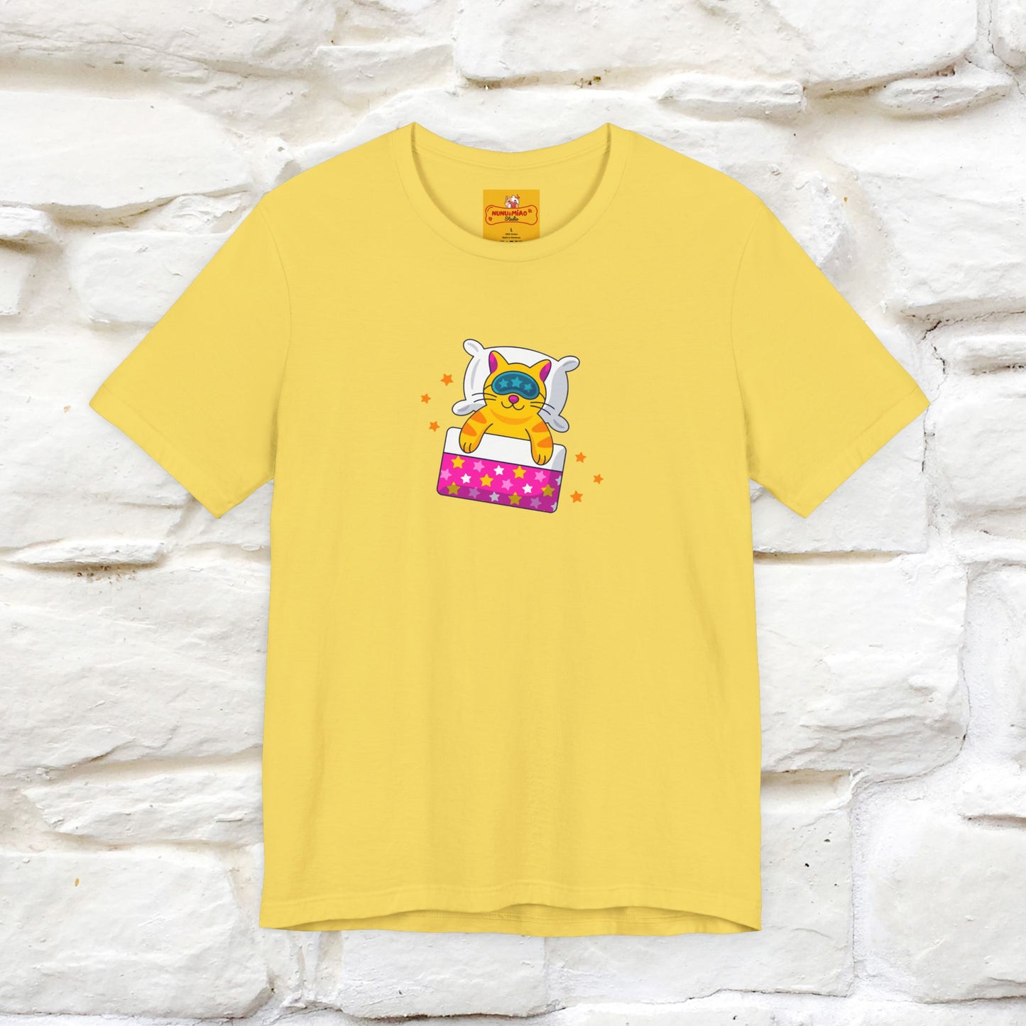 "I Am Sorry I Have Plans With My Bed" |  Cat T-Shirt | Front & Back Design | Nunu&Miao Studio - Nunu&Miao Studio