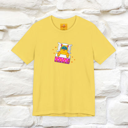 "I Am Sorry I Have Plans With My Bed" |  Cat T-Shirt | Front & Back Design | Nunu&Miao Studio - Nunu&Miao Studio