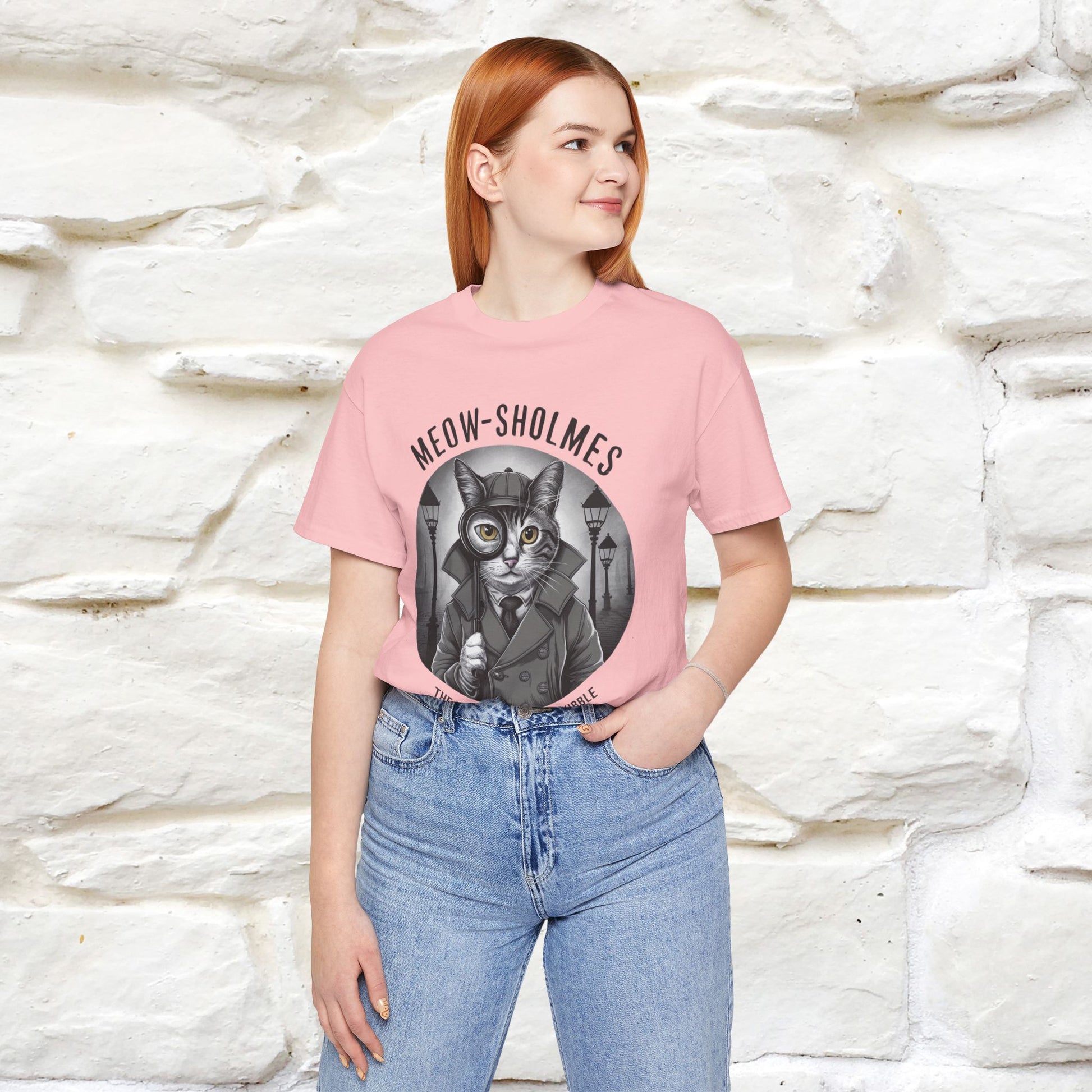 ''Meow-Sholmes: The Case of the Missing Kibble'' | Detective Cat Tee | Nunu&Miao Studio - Nunu&Miao Studio