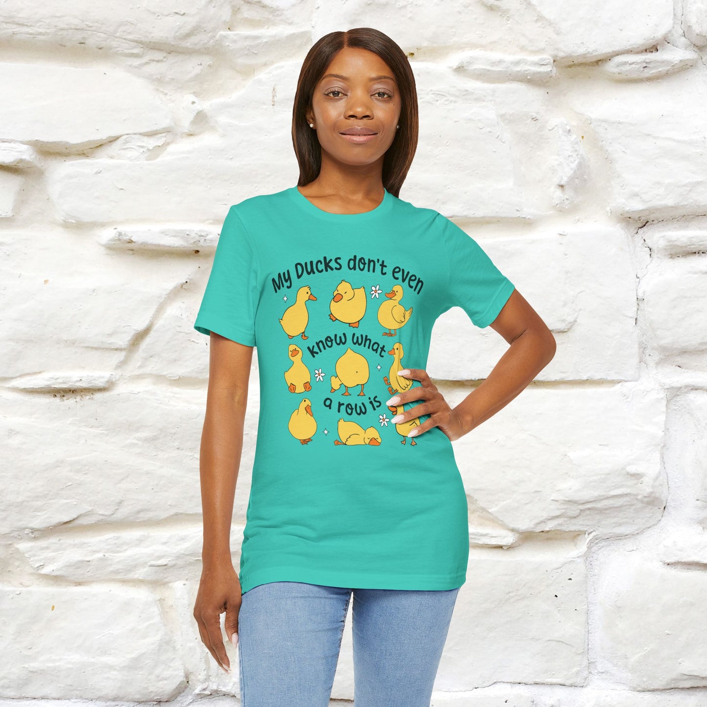 "My Duck Don't Even Know What A Row Is" Funny T-shirt |Nunu&Miao Studio - Nunu&Miao Studio