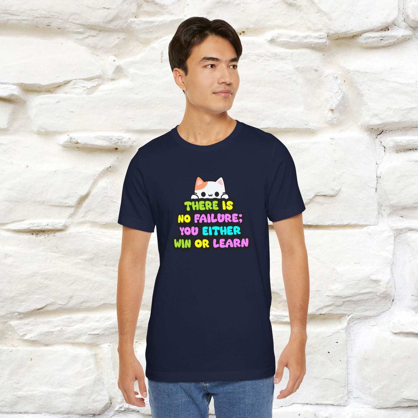 "There Is No Failure: You Either Win Or Learn" T-Shirt  | Nunu&Miao Studio - Nunu&Miao Studio