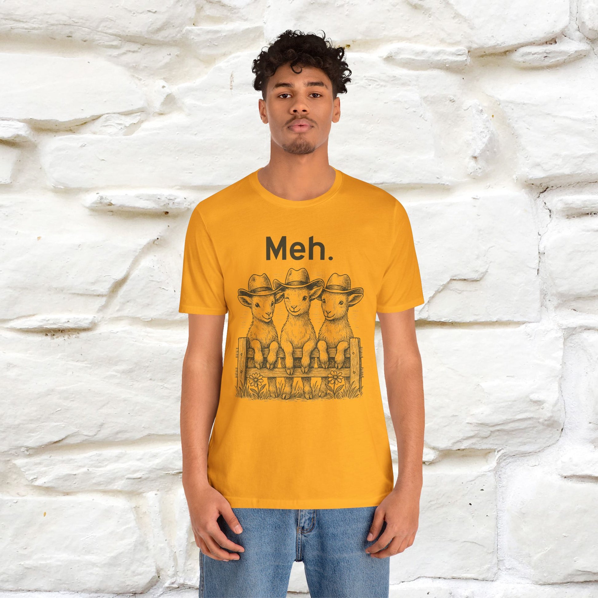 "Meh" Cute T-shirt |Nunu&Miao Studio - Nunu&Miao Studio