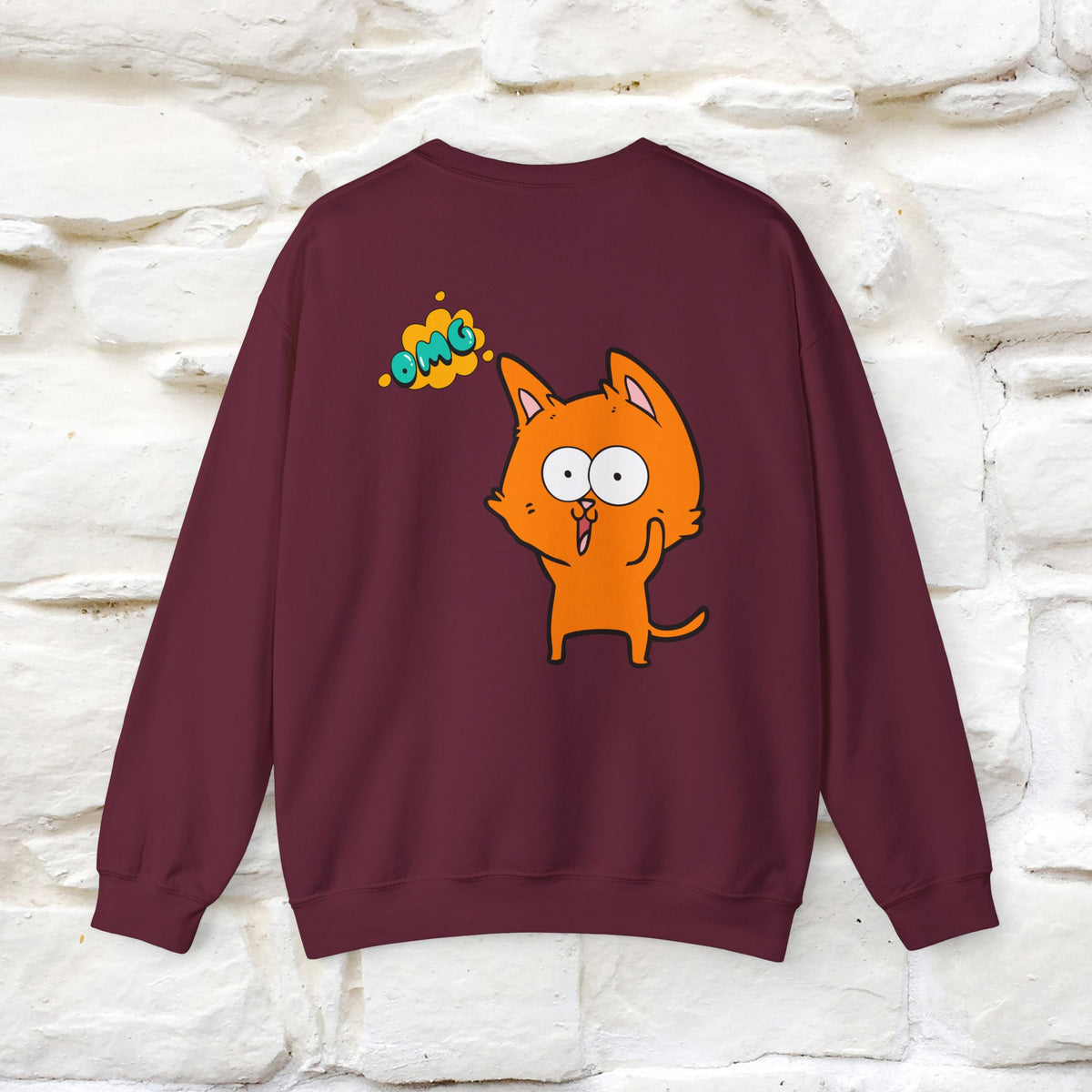 "OMG'' |Cat Sweatshirt | Nunu&Miao Studio
