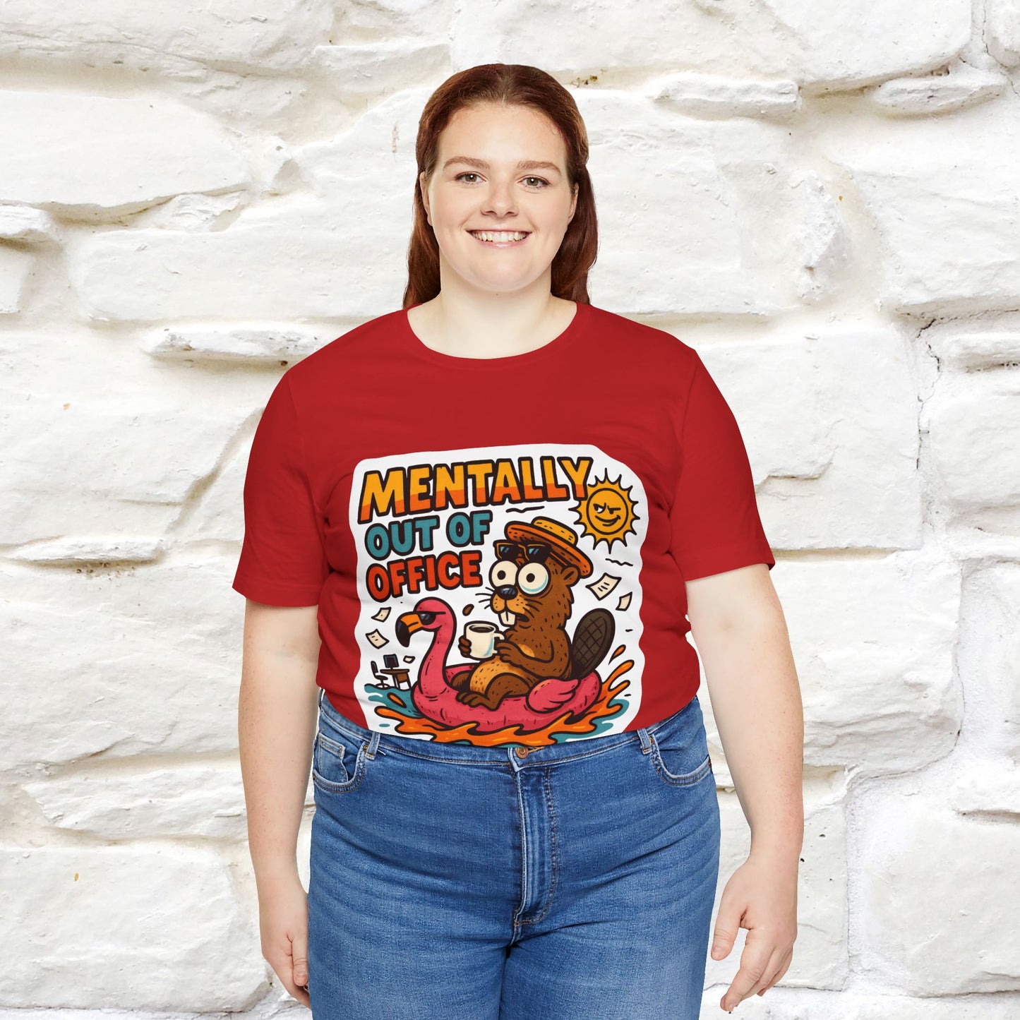 ''Mentally Out Of Office''|  Sarcastic Cat T-Shirt | Nunu&Miao Studio