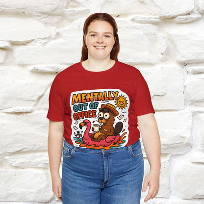 ''Mentally Out Of Office''|  Sarcastic Cat T-Shirt | Nunu&Miao Studio