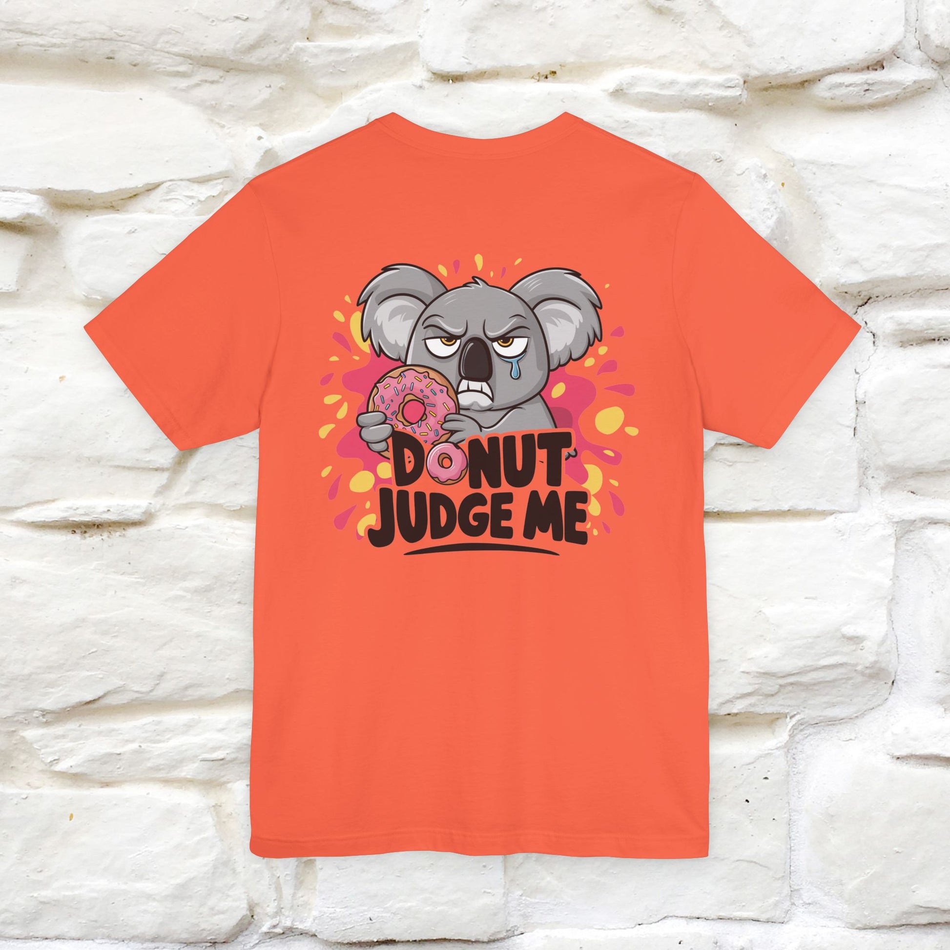 "Donut Judge Me " |Funny  T-Shirt | Front & Back Design | Nunu&Miao Studio - Nunu&Miao Studio