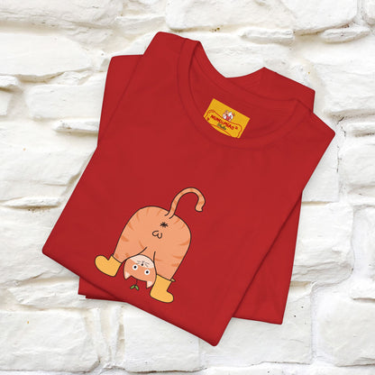 "Sometimes You Need to Look at Life from a Different Perspective" Cat T-Shirt | Front & Back Design | Nunu&Miao Studio