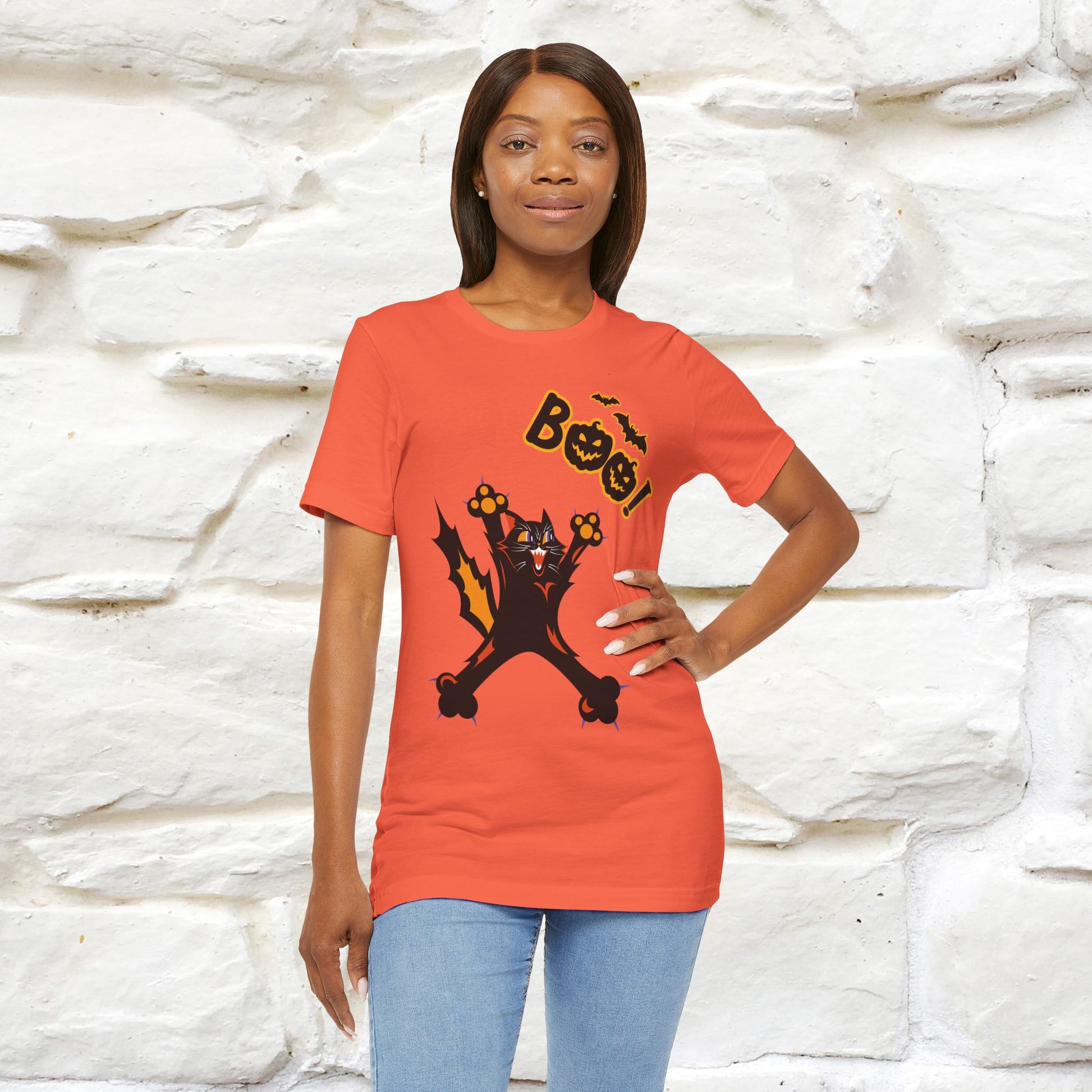 "Boo" Cat  T-shirt |Nunu&Miao Studio - Nunu&Miao Studio