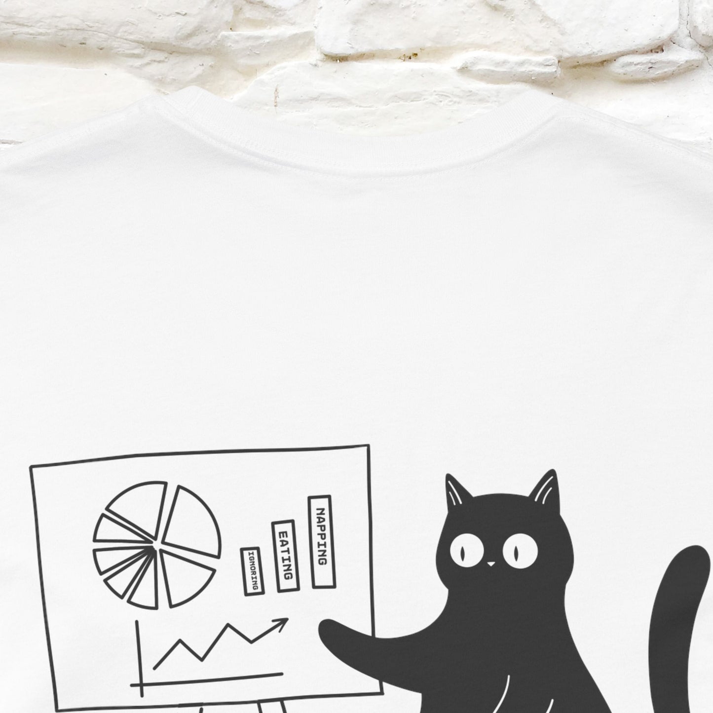 “Trust me, I’m statistically significant.”|  Cat T-Shirt | Front & Back Design | Nunu&Miao Studio