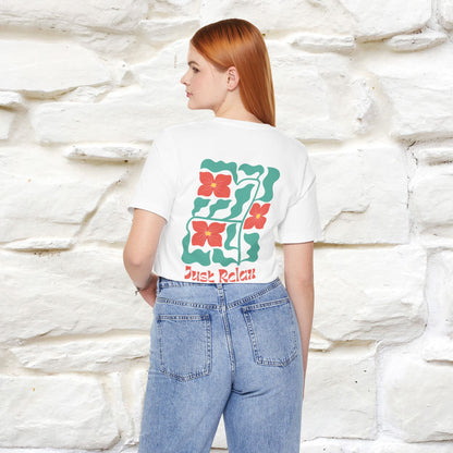 "Just Relax'' Cat T-Shirt Front and Back Design | Nunu&Miao Studio - Nunu&Miao Studio