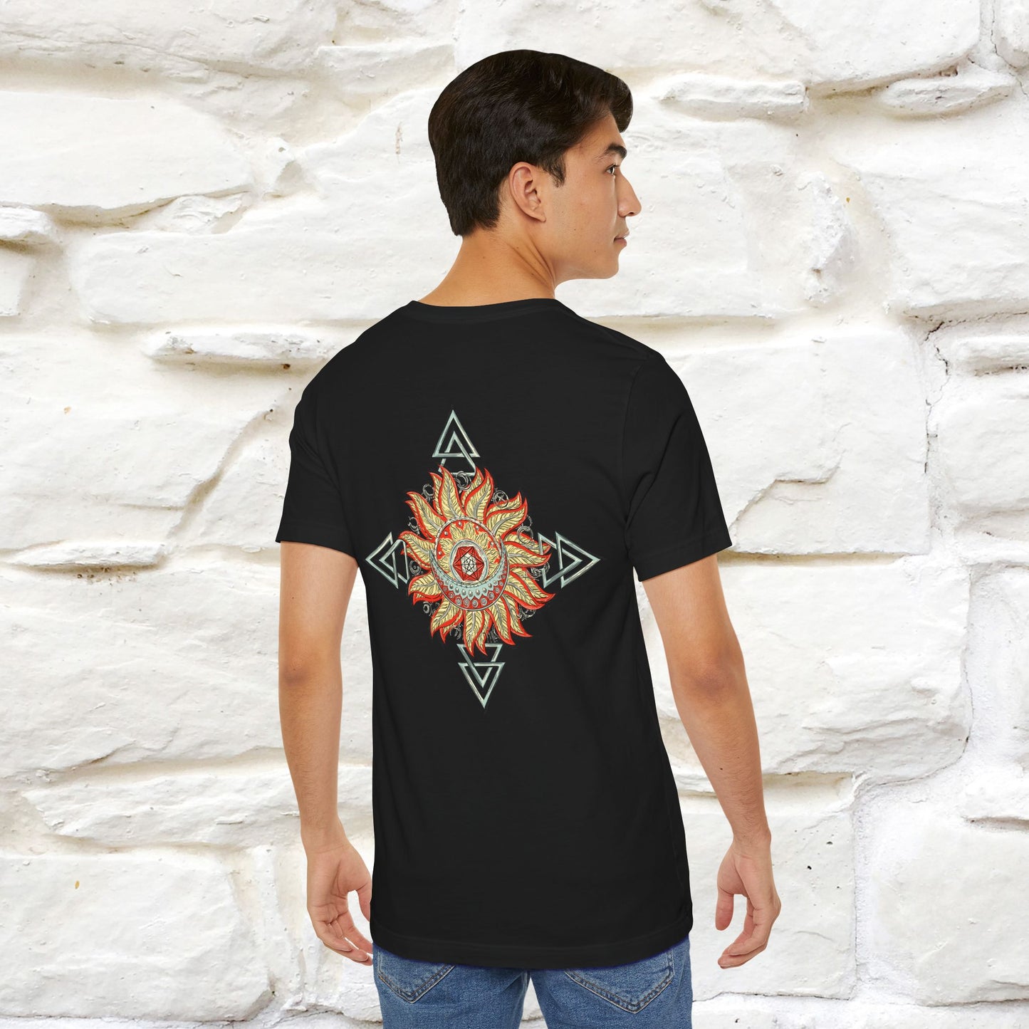 "The Third Eye'' Cat T-Shirt Front and Back Design | Nunu&Miao Studio - Nunu&Miao Studio