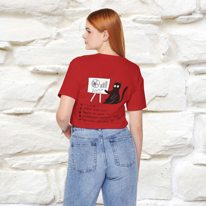 “Trust me, I’m statistically significant.”|  Cat T-Shirt | Front & Back Design | Nunu&Miao Studio