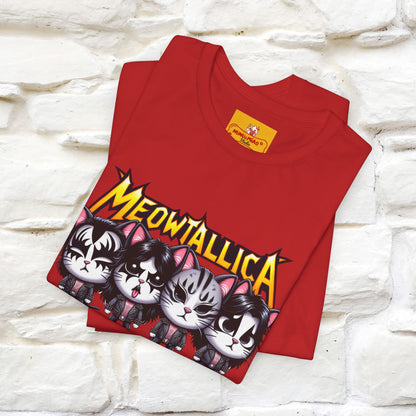 Meowtallica T-Shirt | Rock-Inspired Cat Tee| Nunu&Miao Studio
