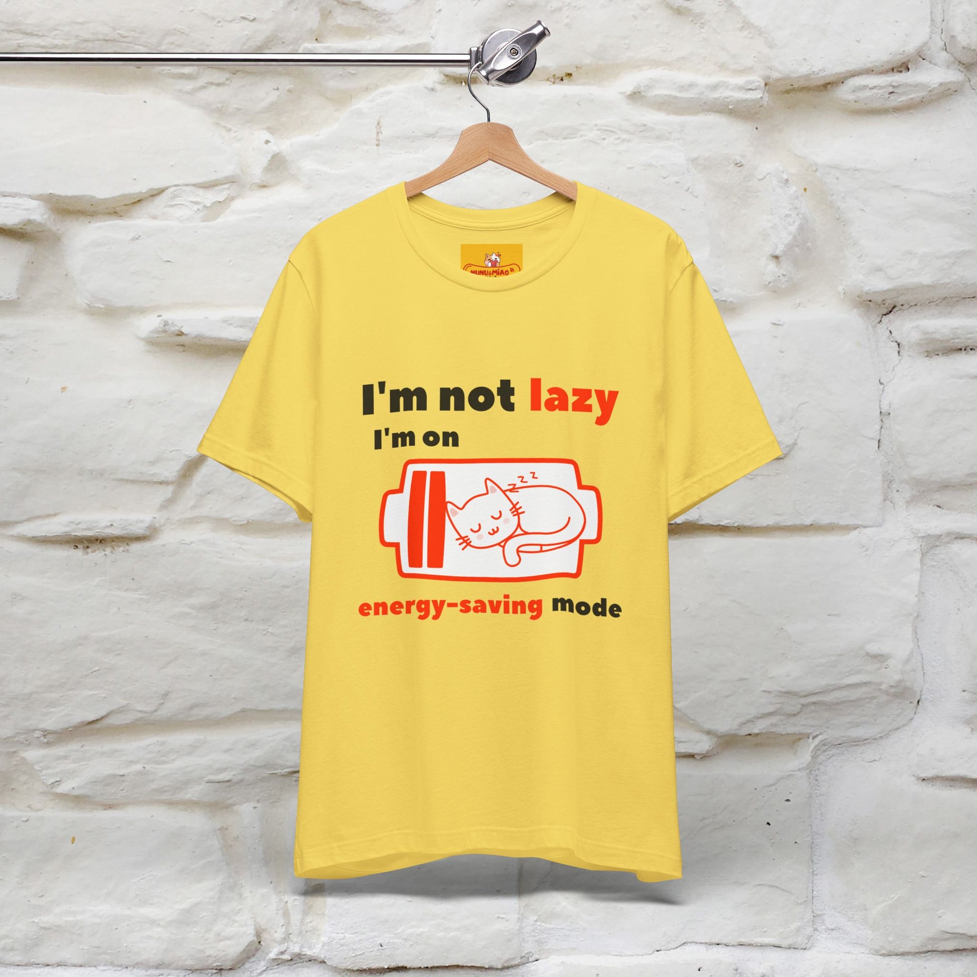 ''I am Not Lazy...'' Cat T-Shirt | Nunu&Miao Studio - Nunu&Miao Studio