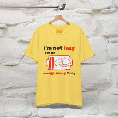 ''I am Not Lazy...'' Cat T-Shirt | Nunu&Miao Studio - Nunu&Miao Studio