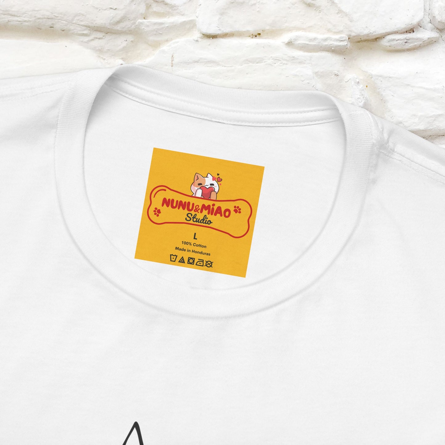 "Caos'' Cat T-Shirt Front and Back Design | Nunu&Miao Studio - Nunu&Miao Studio