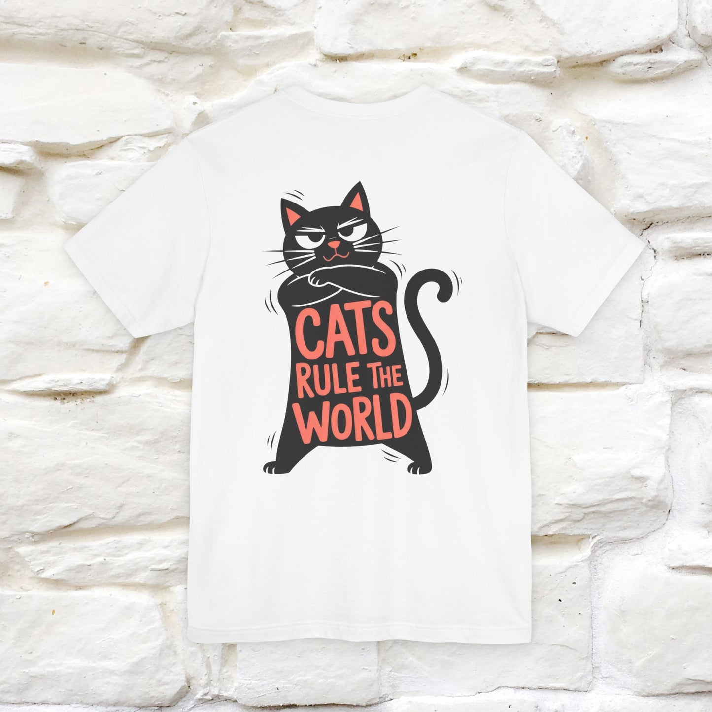 “Cats Rule The World” |Cat T-Shirt | Front & Back Design | Nunu&Miao Studio