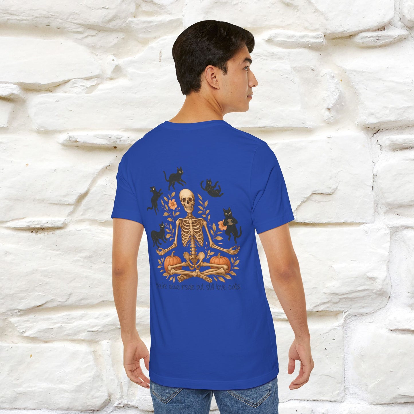 "You're Dead Inside But Still Love Cats " Halloween Cat T-shirt |Nunu&Miao Studio - Nunu&Miao Studio