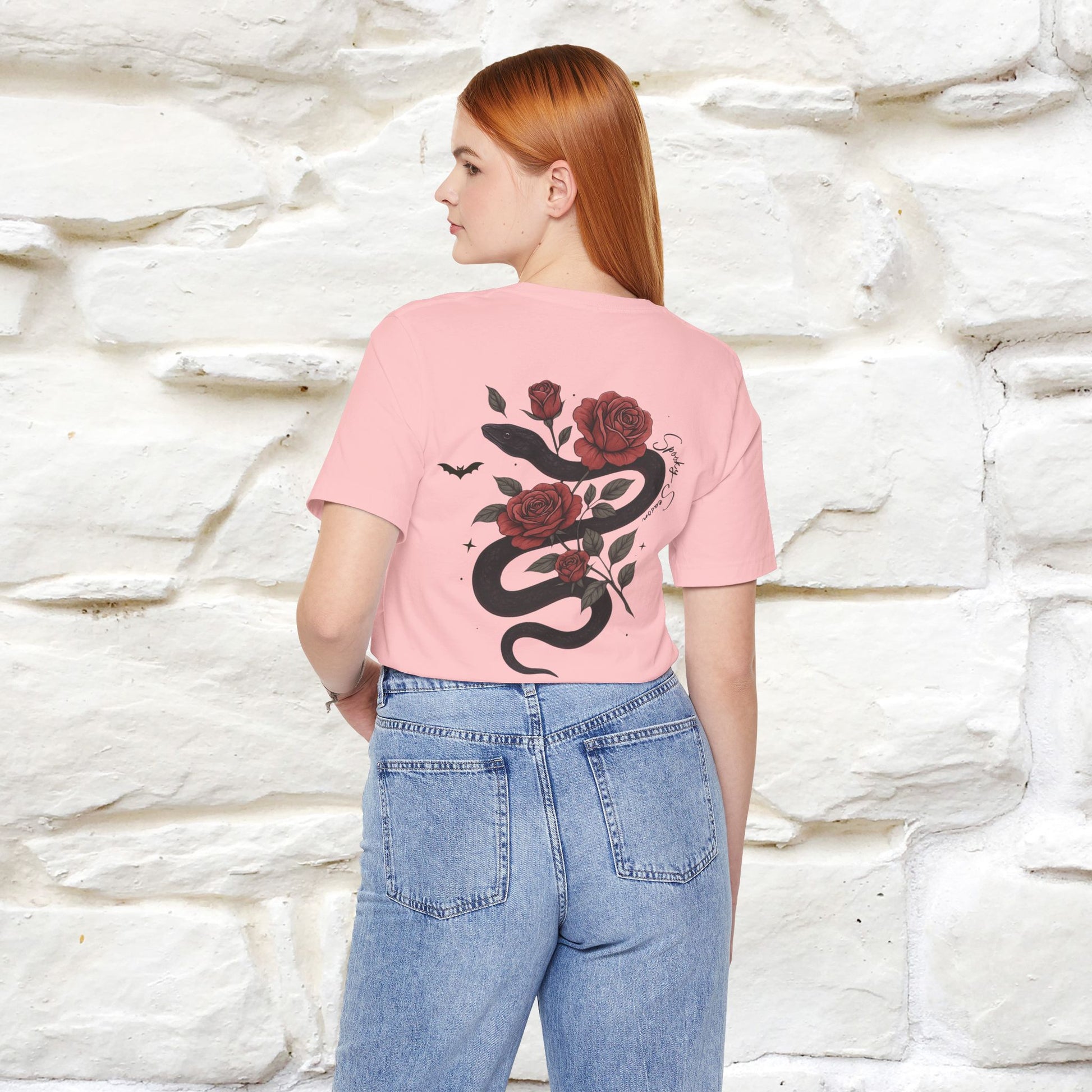 "The Rose and The Snake " Halloween T-shirt |Nunu&Miao Studio - Nunu&Miao Studio