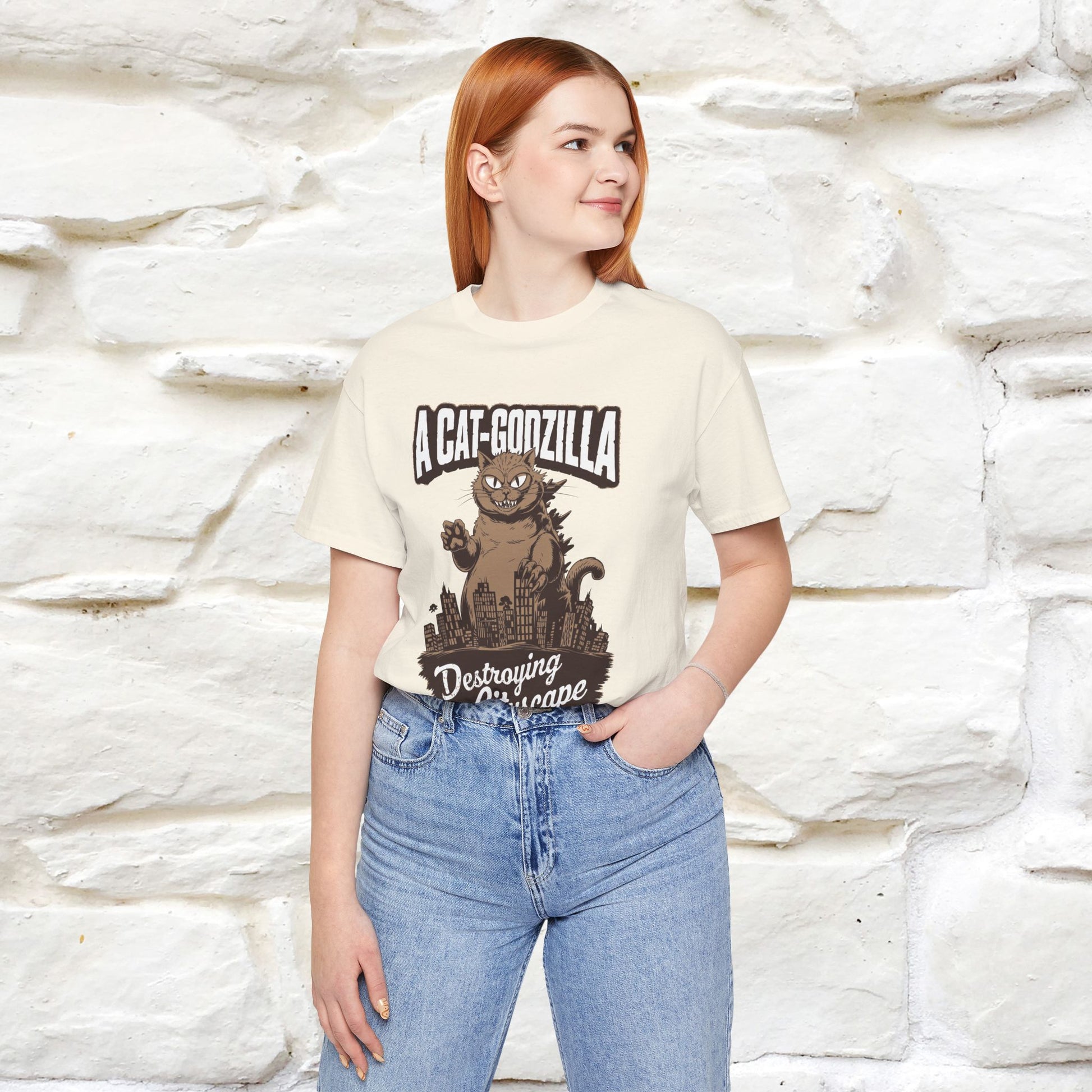 ''A Cat-Godzilla ''| CatT-Shirt | Nunu&Miao Studio - Nunu&Miao Studio