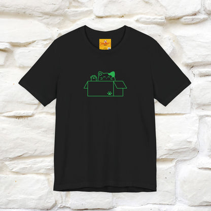 "“Happiness is free. Delivery is extra.” | Cat T-Shirt | Front & Back Design | Nunu&Miao Studio