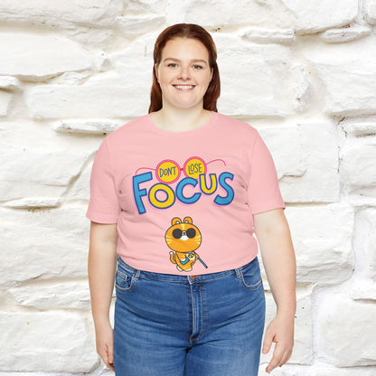 ''Don’t Lose Focus'' Cat T-Shirt | Nunu&Miao Studio - Nunu&Miao Studio
