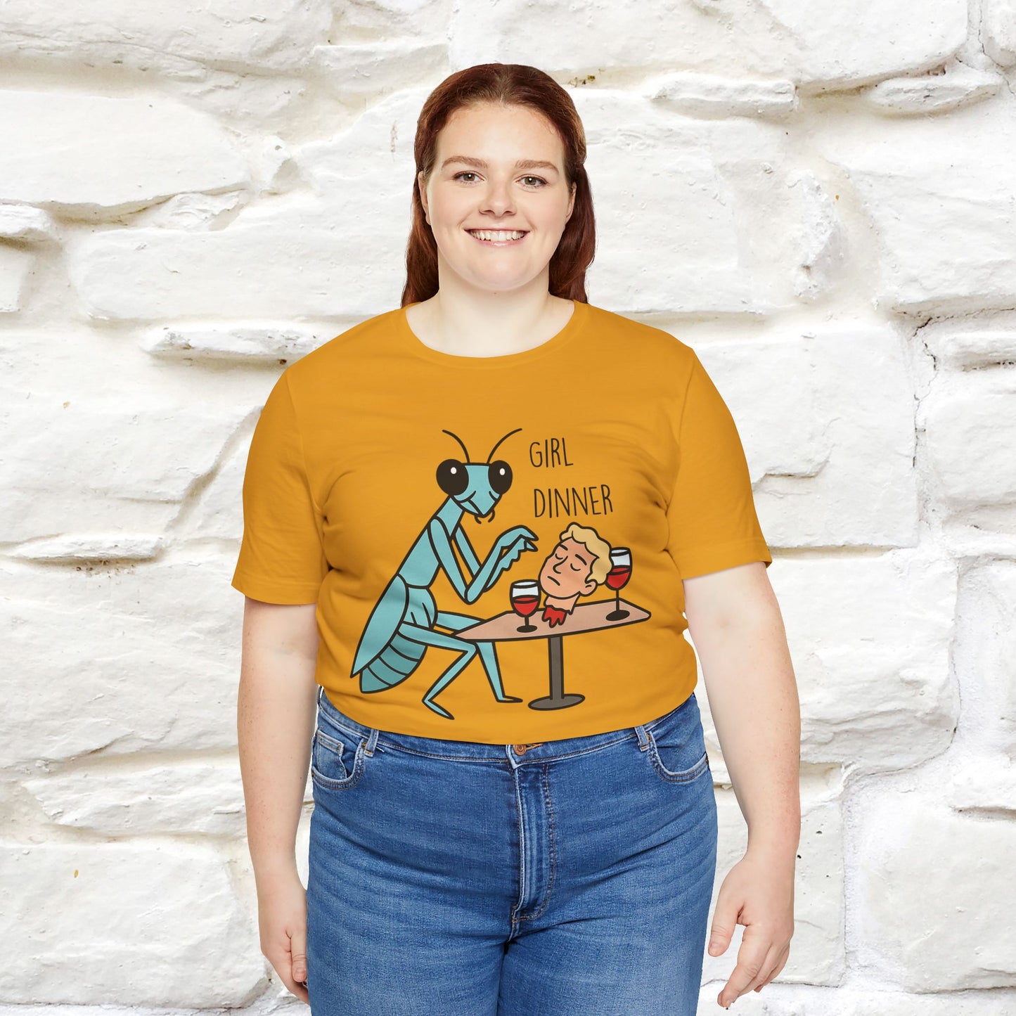 "Girl Dinner" Funny T-shirt |Nunu&Miao Studio - Nunu&Miao Studio