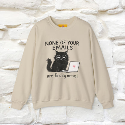 ''None Of Your Emails ...'' | Cute Cat Sweatshirt | Nunu&Miao Studio
