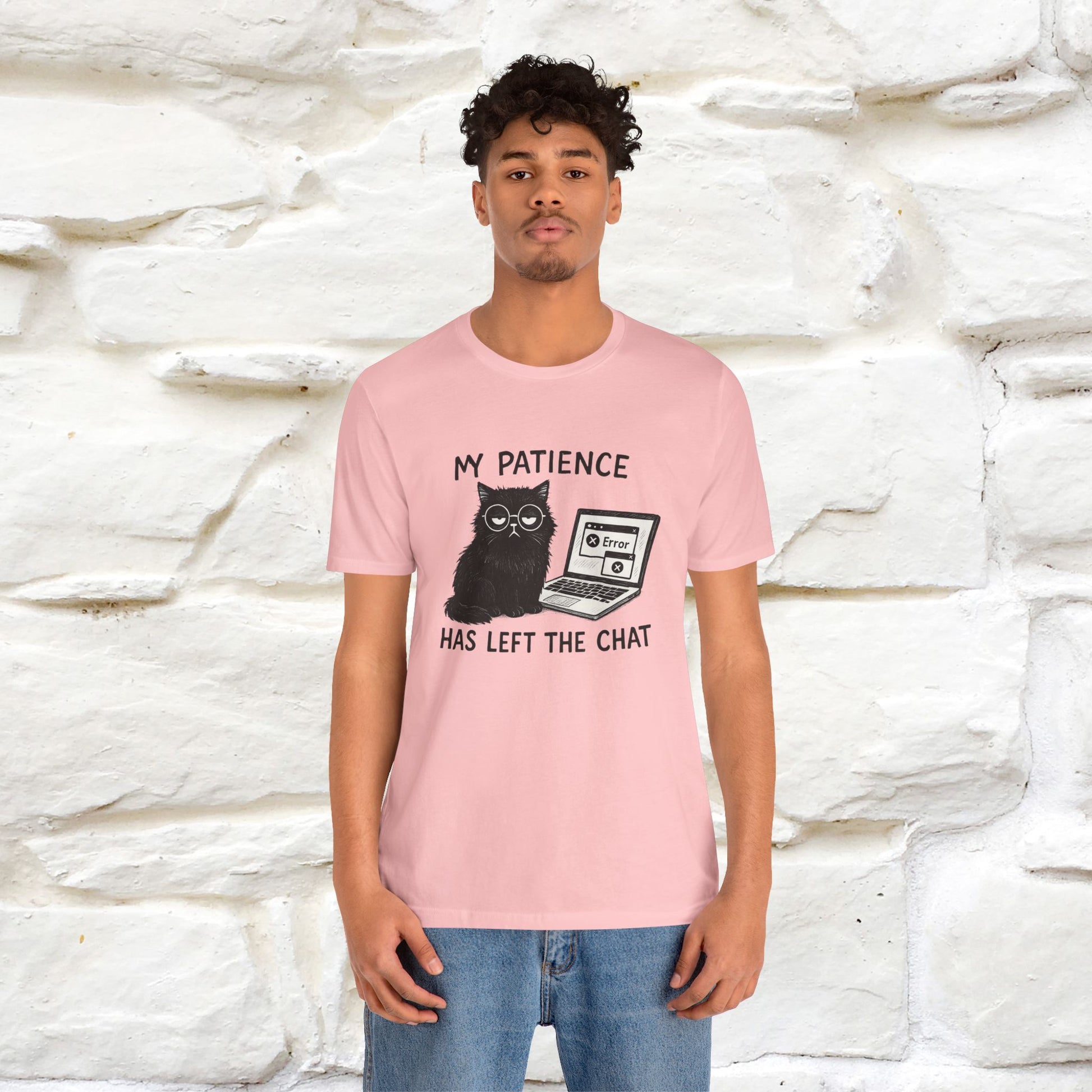 "My Patience Has Left The Chat" |Cat T-Shirt | Nunu&Miao Studio - Nunu&Miao Studio