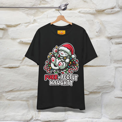 “Purr-Fectly Naughty” | Cat T-Shirt | Nunu&Miao Studio