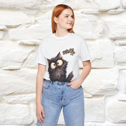''What ?'' | Cat T-Shirt  | Nunu&Miao Studio - Nunu&Miao Studio