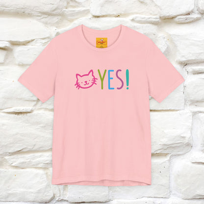 "Yes, Just Do It" Cat T-Shirt| Front & Back Design | Nunu&Miao Studio - Nunu&Miao Studio