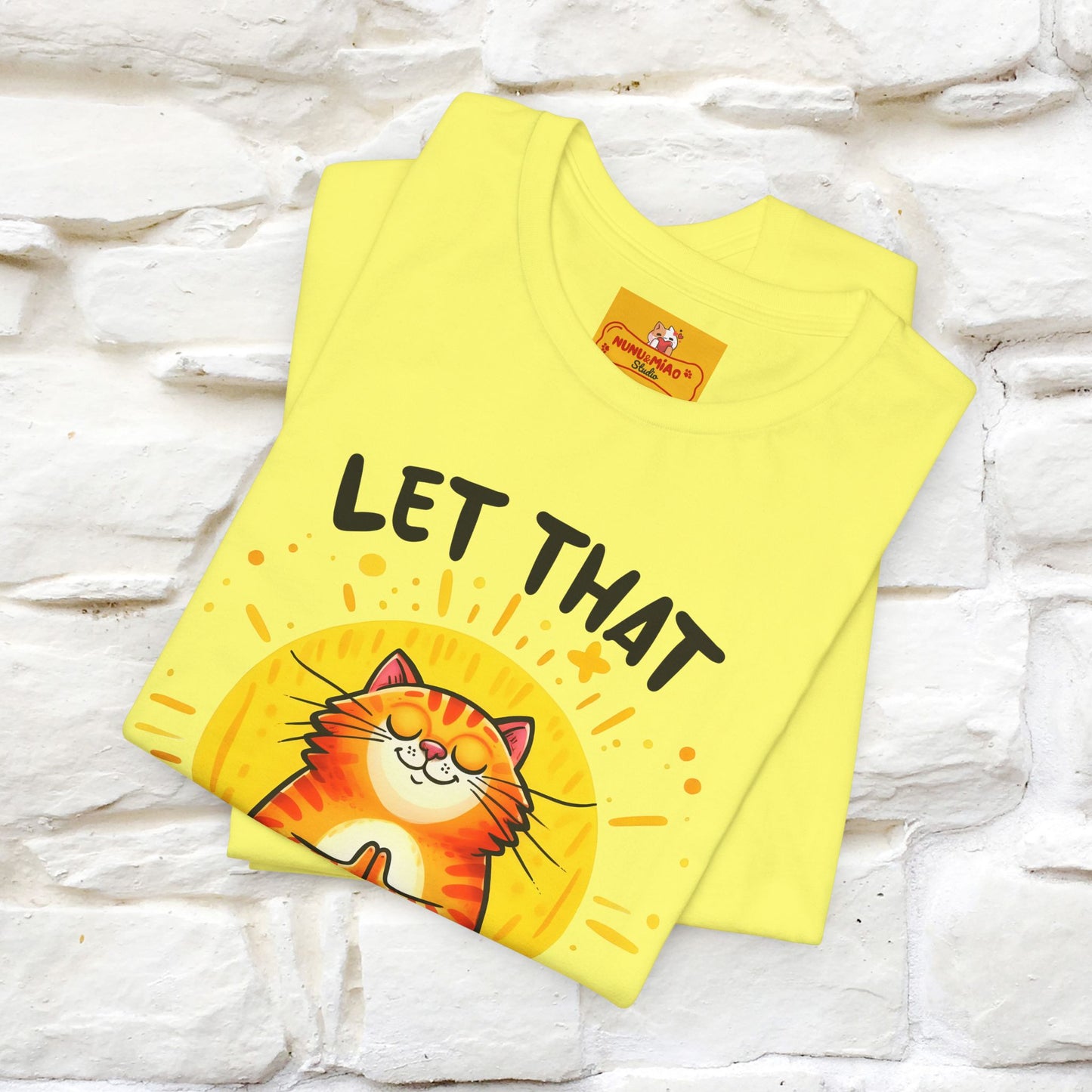 "Let That Sh*t Go" Cat T-shirt |Nunu&Miao Studio - Nunu&Miao Studio