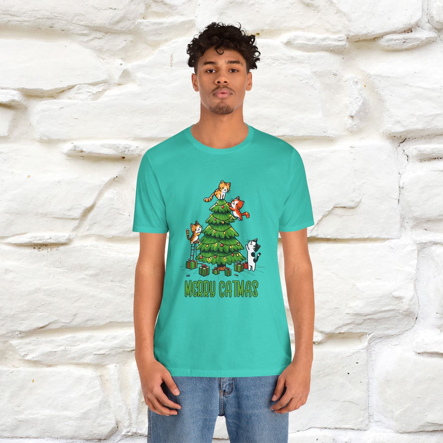 ''Merry Catmas'' | Cattitude Christmas Tee| Nunu&Miao Studio - Nunu&Miao Studio