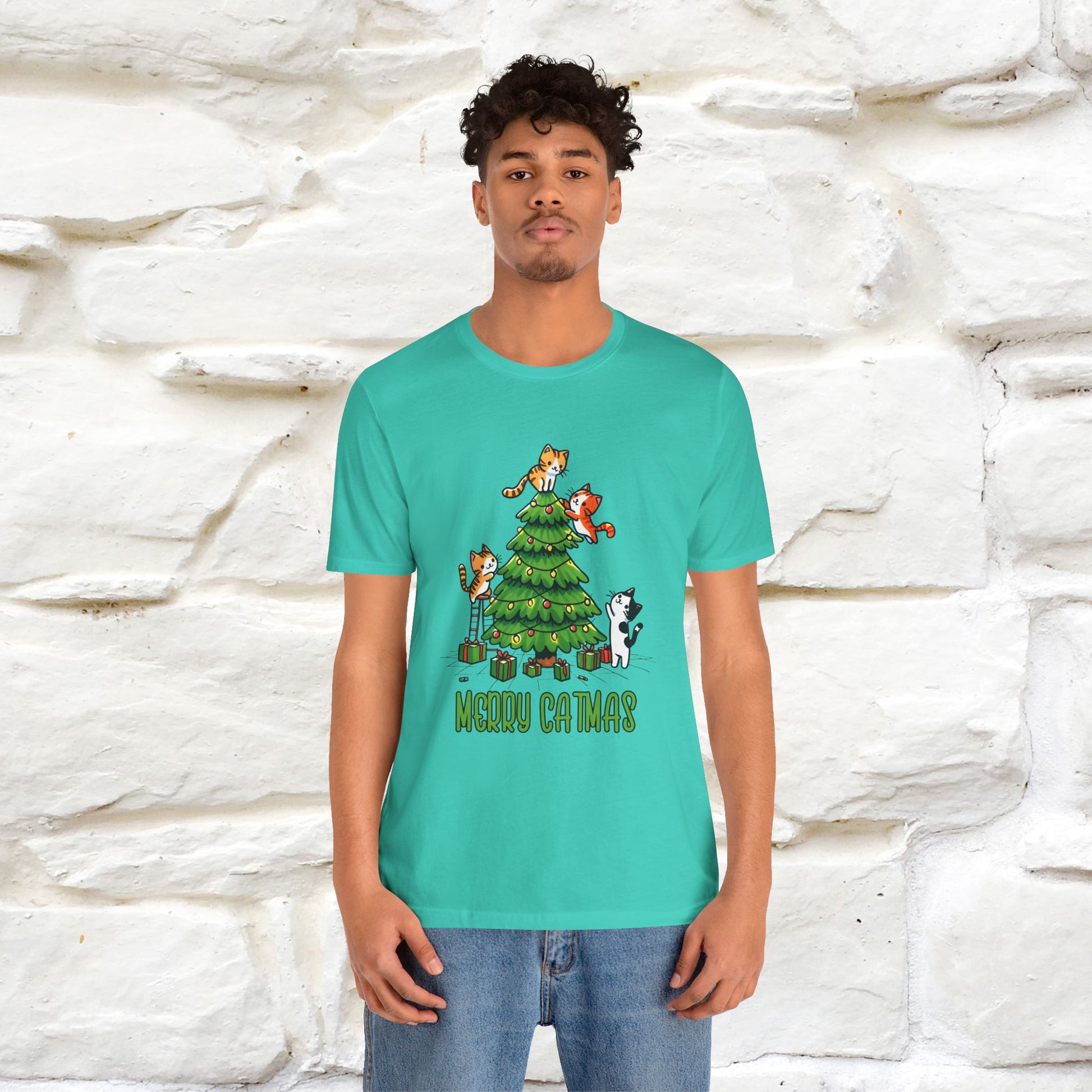 ''Merry Catmas'' | Cattitude Christmas Tee| Nunu&Miao Studio - Nunu&Miao Studio