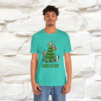 ''Merry Catmas'' | Cattitude Christmas Tee| Nunu&Miao Studio - Nunu&Miao Studio
