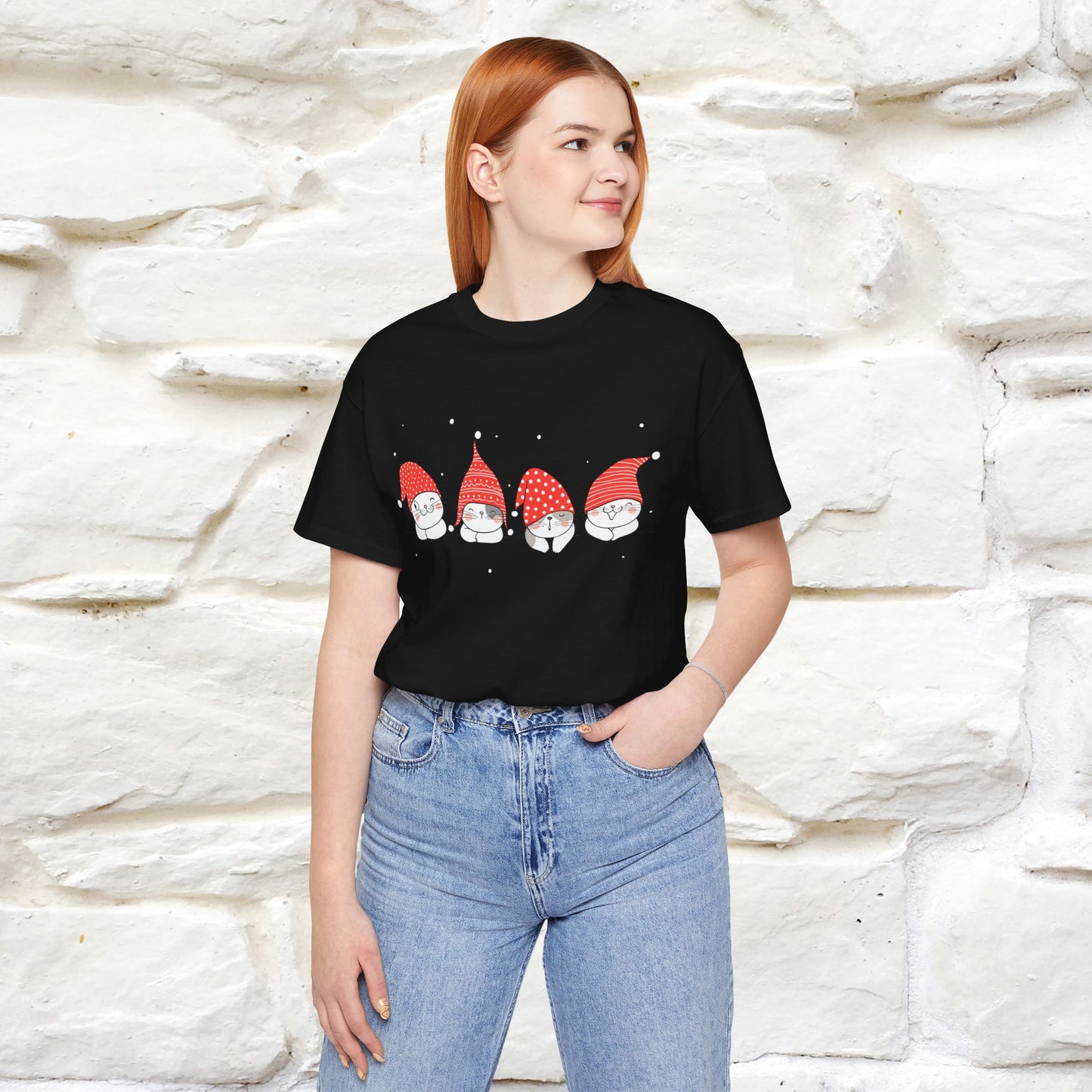''Christmas Cute'' |Cats T-shirt | Nunu&Miao Studio - Nunu&Miao Studio