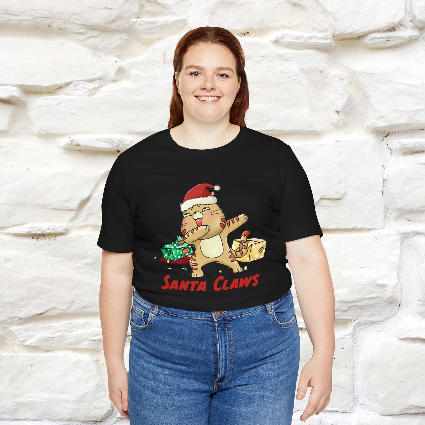 "Santa Claws" |Funny Cat T-Shirt | Nunu&Miao Studio