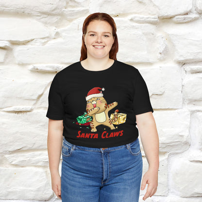 "Santa Claws" |Funny Cat T-Shirt | Nunu&Miao Studio
